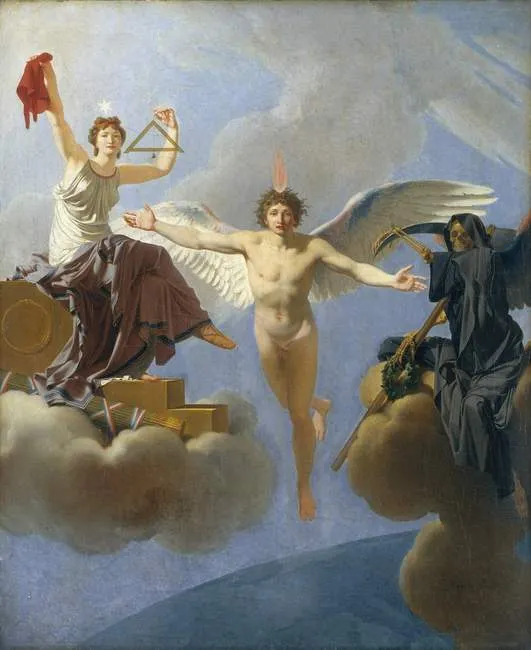 《不自由，毋寧死（La Liberté ou la mort）》，1795年，Jean-Baptiste Regnault。