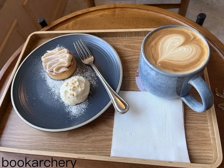 拿鐵加檸檬塔,photo by bookarchery