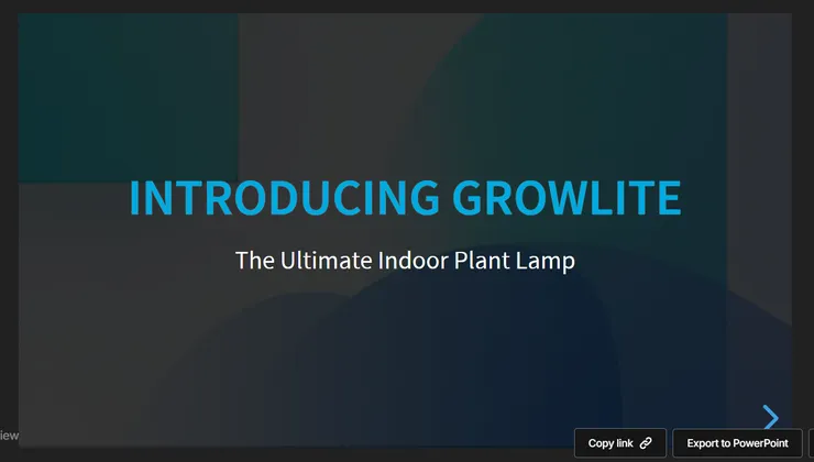 enzzo 生成的產品提案簡報封面