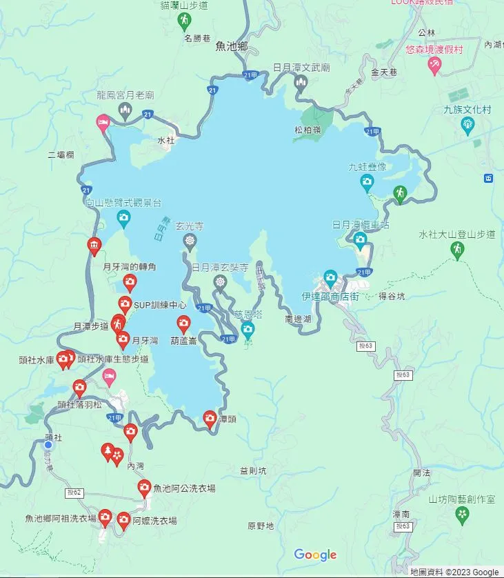河童生態導攬（向山到水社）　步行約２小時