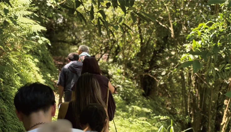 我們在樂水部落的山中