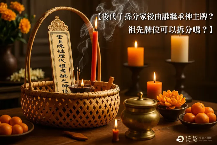 祖先家神的分靈儀式，分靈、割火、分香火、佃公媽