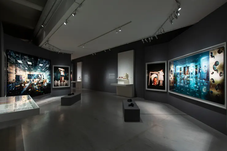 北美館《應許之地：天使星》展覽現場，圖片來源：臺北市立美術館