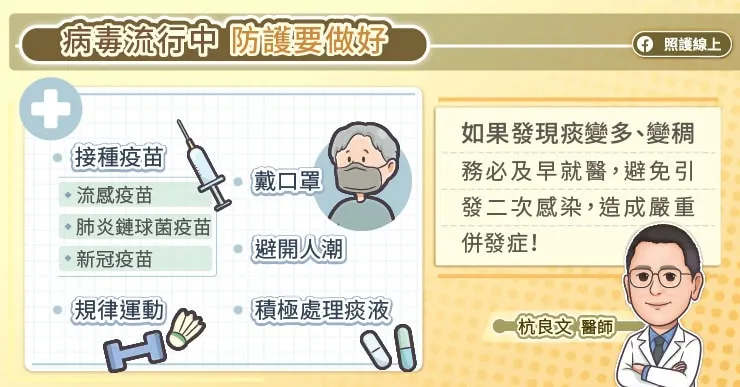 病毒流行中防護要做好