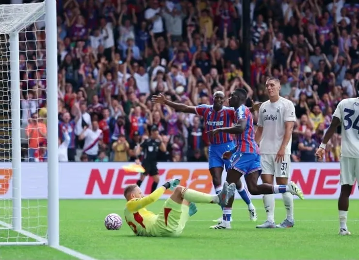 沙亞撞射破網助水晶宮領先1:0