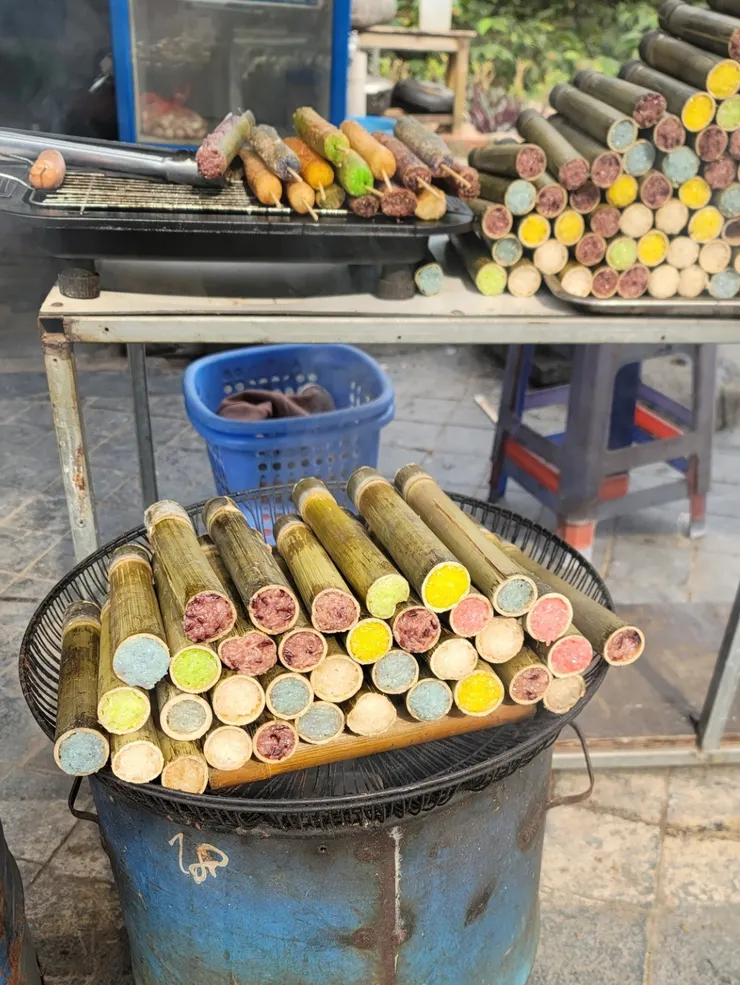 永福 Vĩnh Phúc 西天 Tây Thiên 的竹筒糯米飯