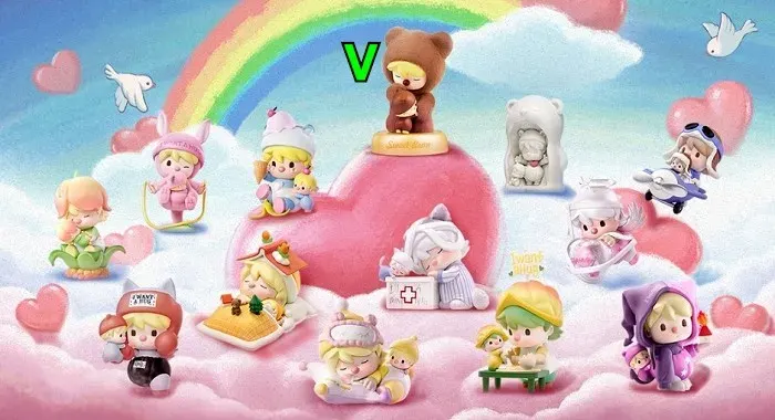 小甜豆愛的抱抱系列盒玩