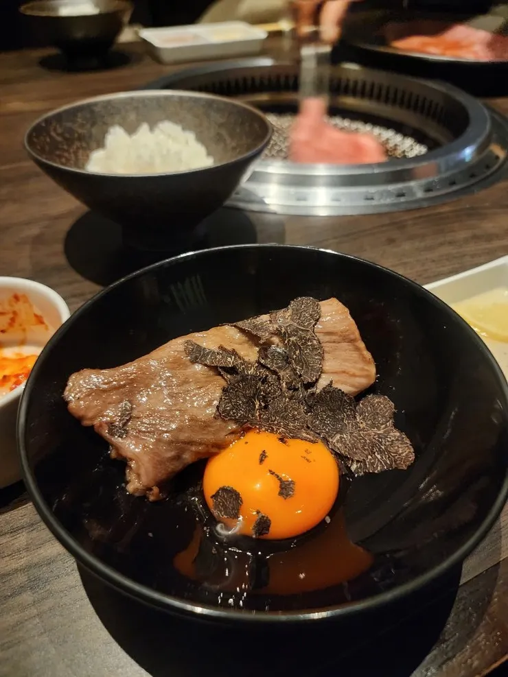 【第八道】 特選沙朗+松露+蛋拌飯