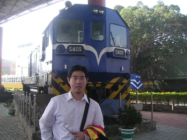 這是昔日的苗栗火車頭園區!照片攝於西元2008年1月!