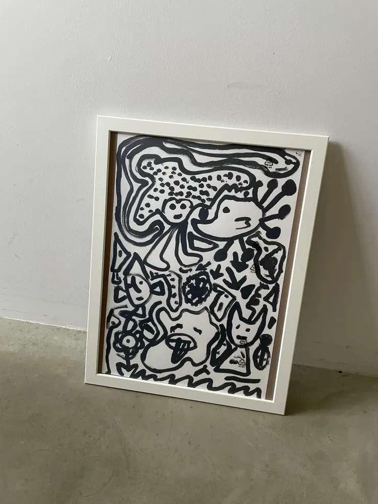 龢的作品表框上去真是太美了