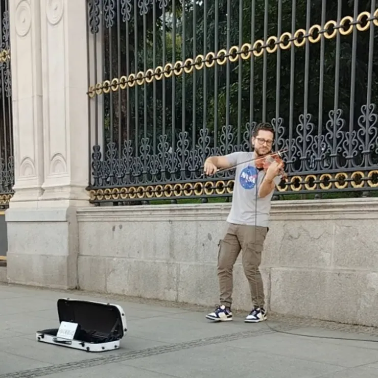 馬德里街頭的藝人