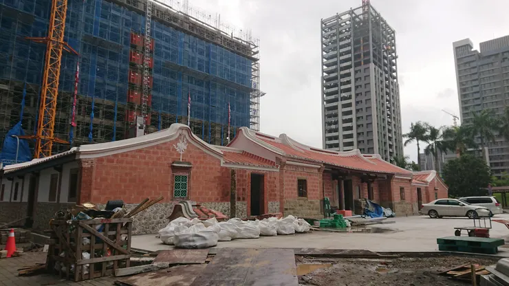重建中的文記堂(預定112年8月完工)