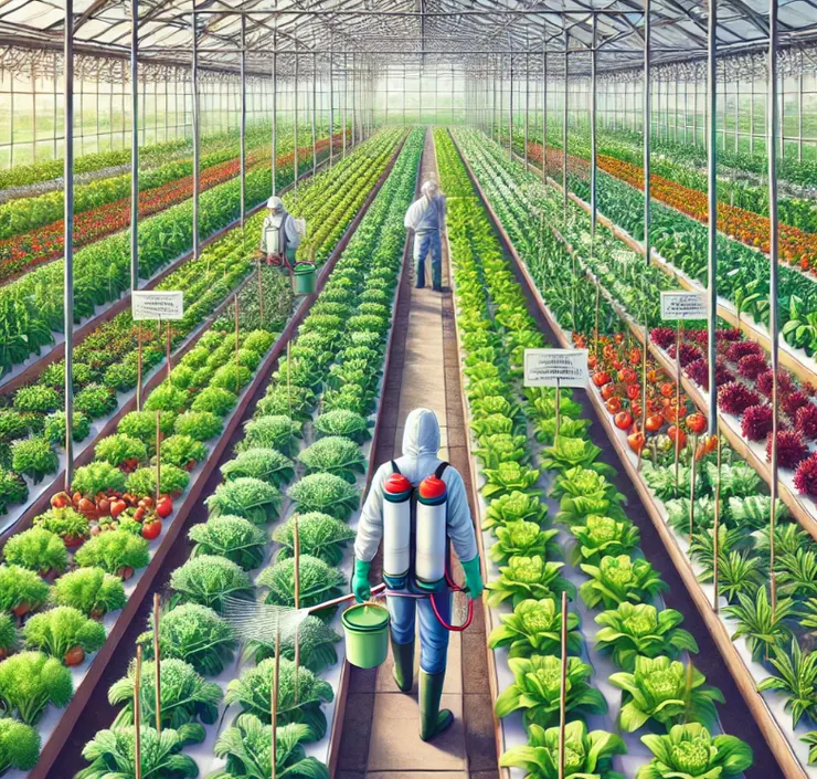 了解溫室種植蔬果中噴農藥和費洛蒙控制的優缺點，幫助您選擇最佳的病蟲害控制方法。