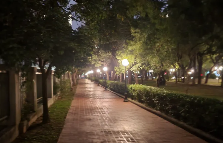 向上國中旁.草悟道(李建崑攝影)