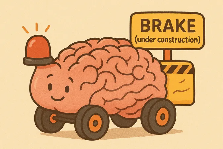 孩子的大腦就像沒煞車的跑車。