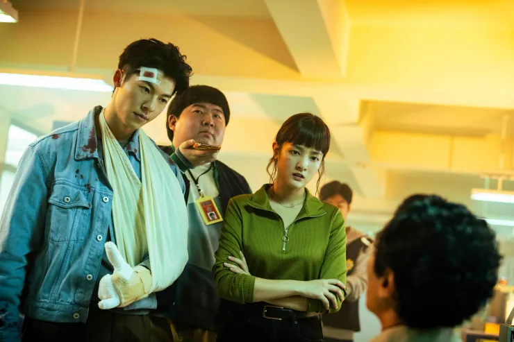 撇開劇情，至少主演都很吸睛且稱職（劇照取自Netflix）