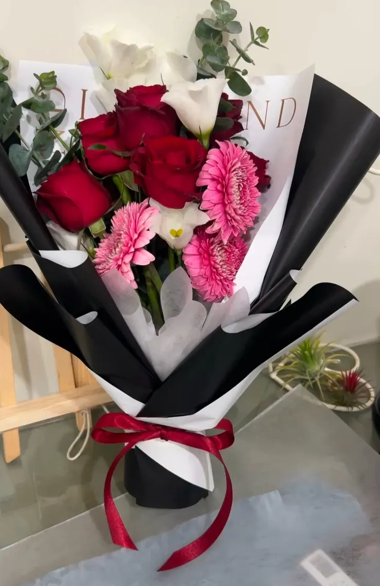 🙏最後獻上我的小小練習花束