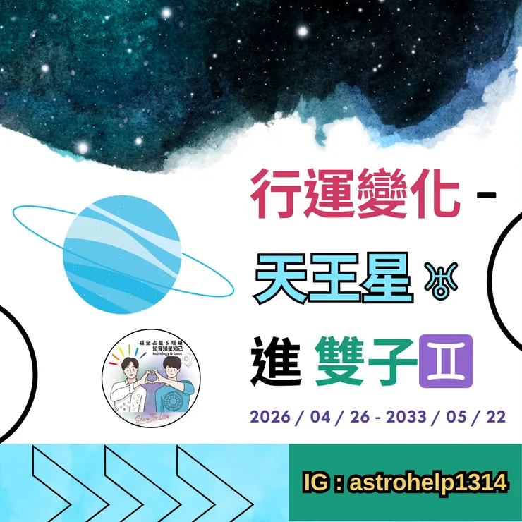 行運行星移動-天王星雙子