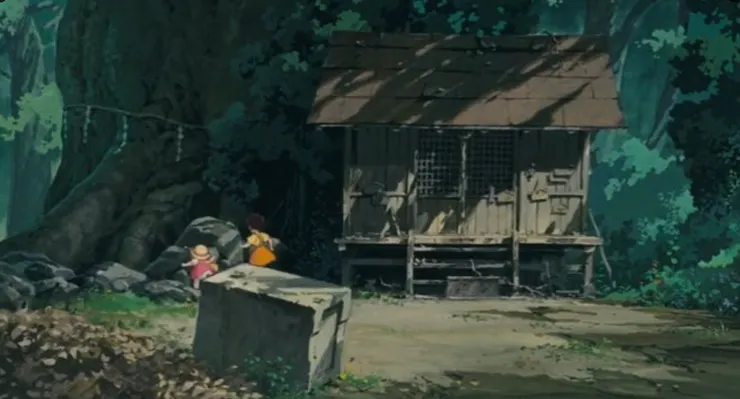 《龍貓》中的「塚森」大樹,圖源