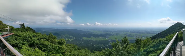 女體纜車站旁的無敵展望