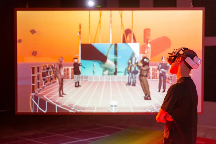 2025 北美館開放網絡計畫，線下計畫「沉沒的聲音」 場景照。圖像提供：臺北市立美術館