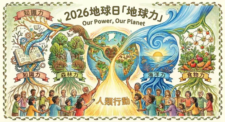 我第一次嘗試用內文生成AI圖片。第一次初稿，Gemini在森林裡放了熊貓，我修改的提示詞特別用台灣淺山特有種「穿山甲」取代熊貓。