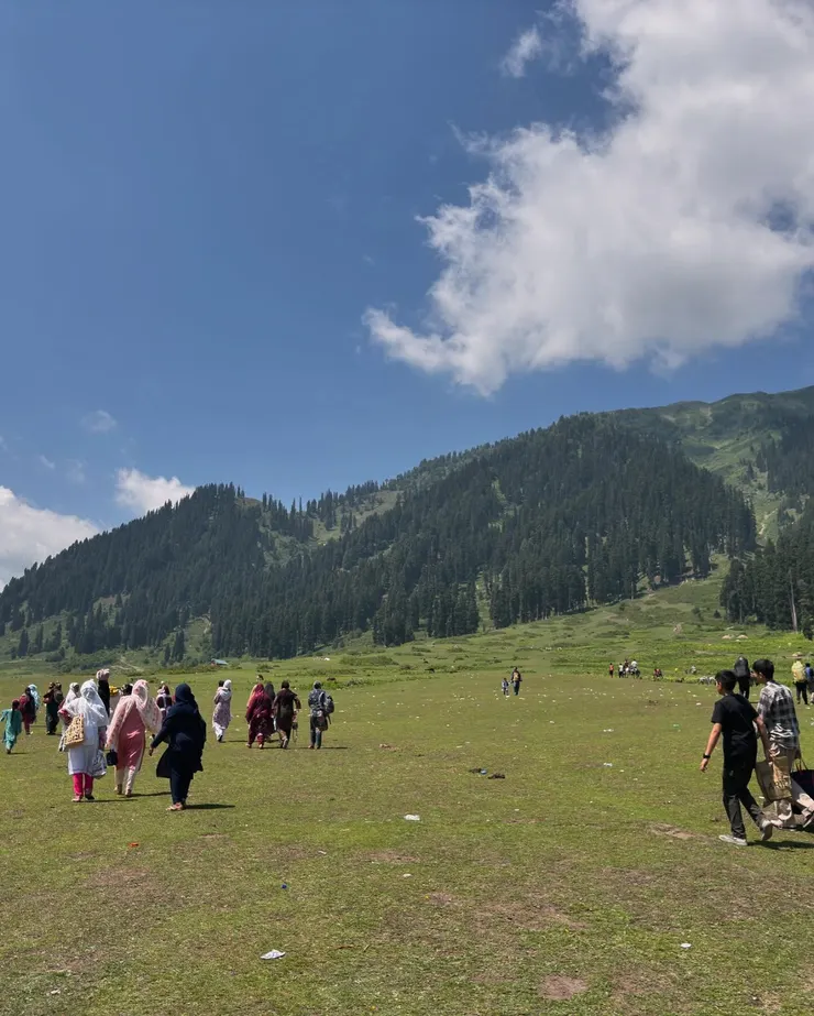 擁有大片草原的 Doodhpathri