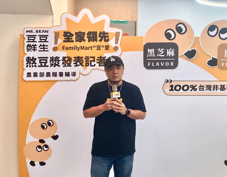 圖說：使用國產大豆的豆漿品牌「豆豆鮮生」共同創辦人郭哲佑，盼望藉由商業力量與農友一起振興台灣雜糧產業。（資料來源：MR.BEAN豆豆鮮生）