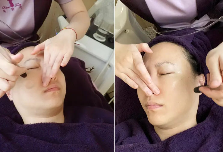 板橋美容去角質保養推薦│芮薇荷夢幻森林spa-板橋館│水飛梭氫水儀