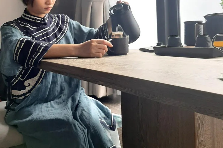 除了茶以外，還有濾泡咖啡可以選擇