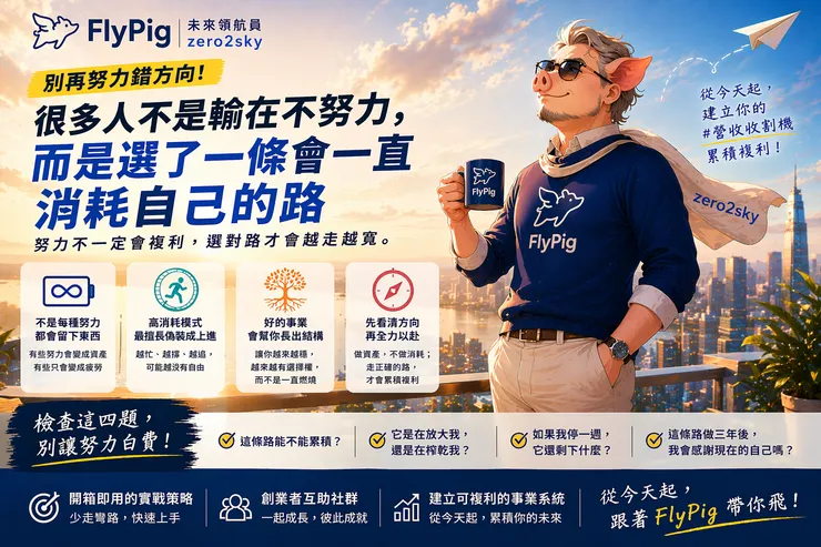 你不是輸在不努力