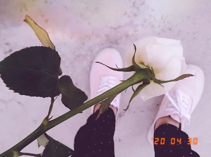 那是我們的合照!(喜悅的笑)