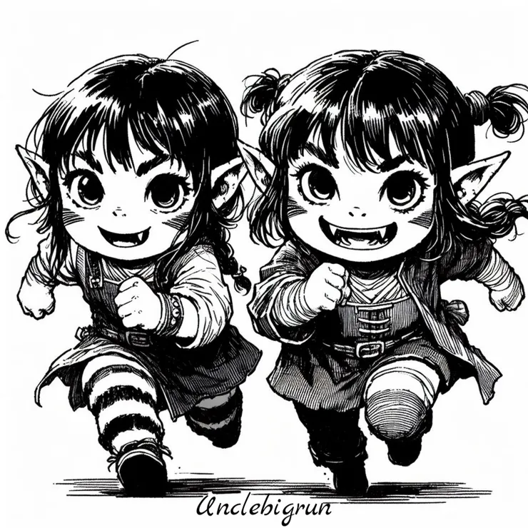 多利安的兩個女兒，達莉亞與阿瑞拉