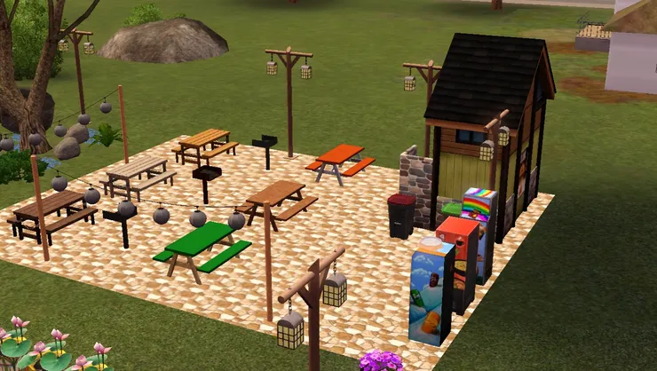 雖然這區域不大，但很井井有條。