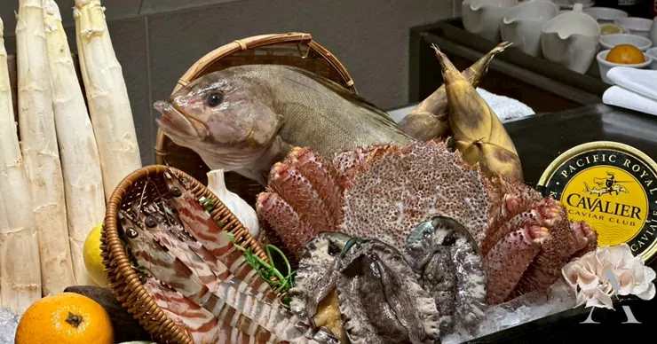 微風南山美食｜信義區景觀餐廳The Ukai Taipei 米其林一星鐵板燒