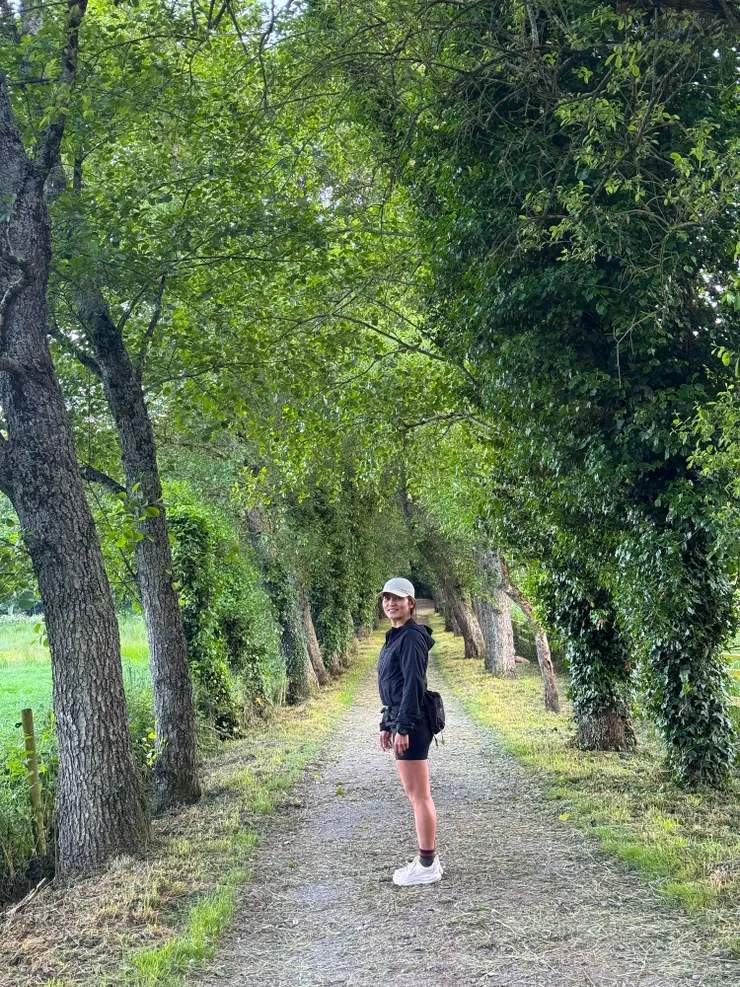 第三天的路平坦好走，不停的穿梭在農村及公路旁。