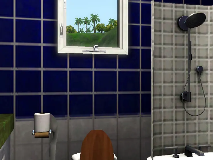 這種一邊是洗理台、中間是馬桶、另一邊是衛浴設備的格局我算是挺喜歡。香港很多住宅的洗手間都是這樣設計。