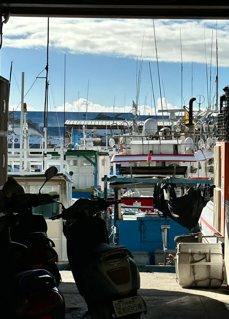 台東富岡漁港出發