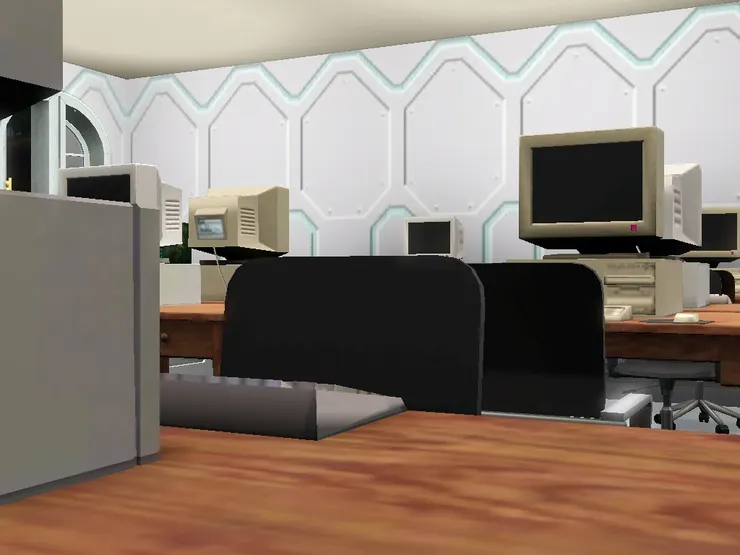 真的很像繁忙的辦公室...彷彿聽到打字聽此起彼落。