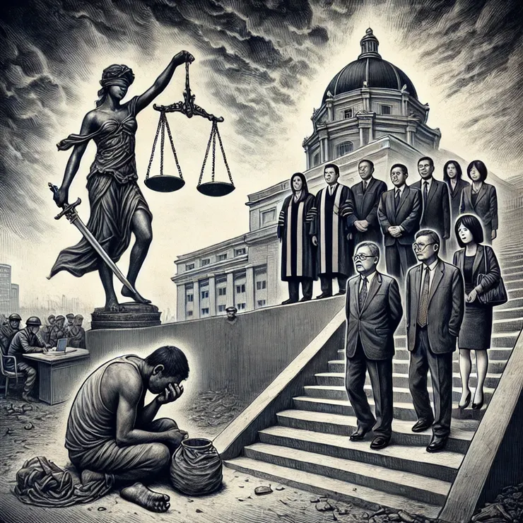 窮人的正義被排除在司法之外