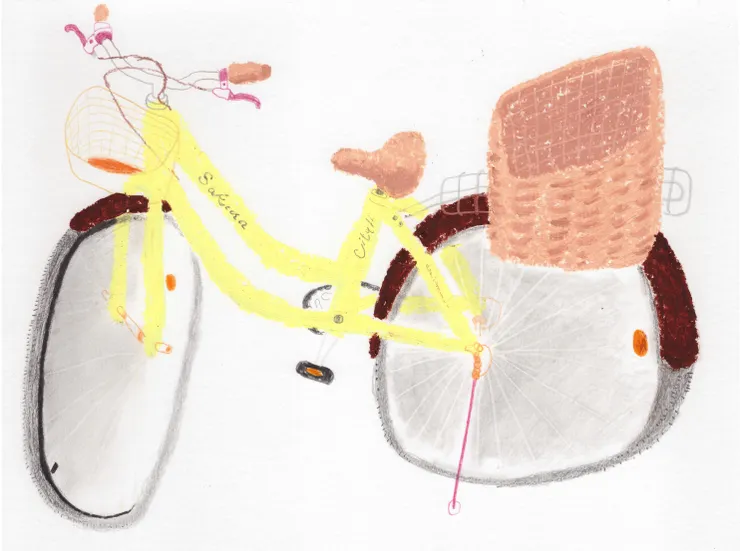 後面菜籃有點像麵包