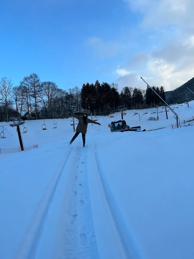 期待已久的雪地體驗