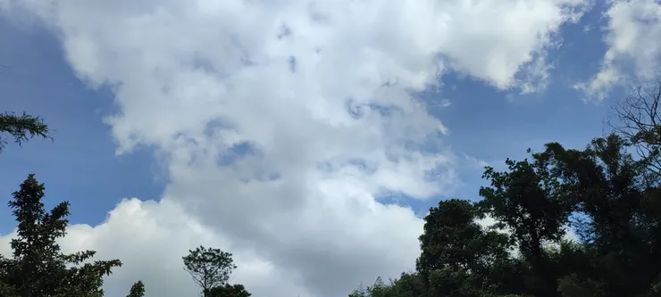 新竹六點多的天空