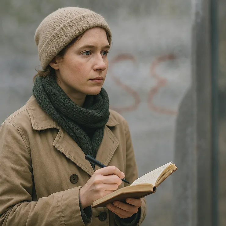 Jane carried no paints or brushes, only a notebook worn from years of use. She would pause before each ghostly scrawl, closing her eyes to sense the pulse behind the paint - the urgency, the pain, the joy that had pushed someone to leave their mark.