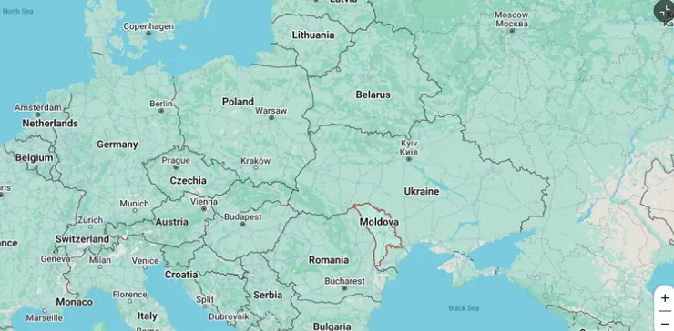 薩爾多瓦的位置