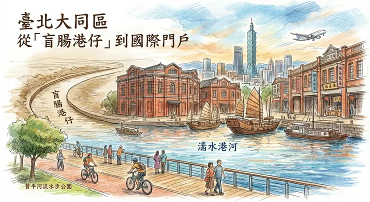 從「盲腸港仔」到國際門戶