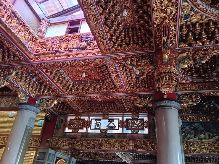 彩繪樑柱(圖片截圖於網路)