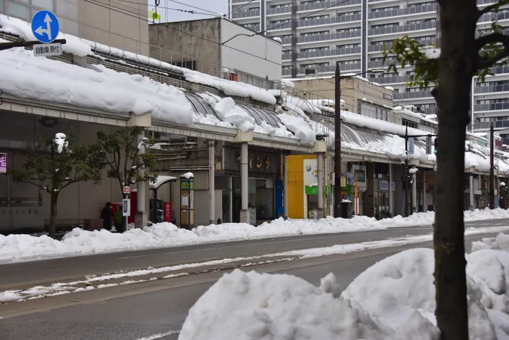 車站周邊落寞的商店街