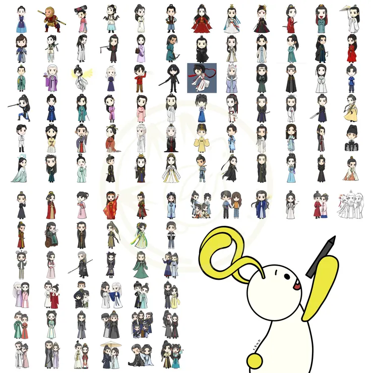 兔子亂畫8周年賀圖