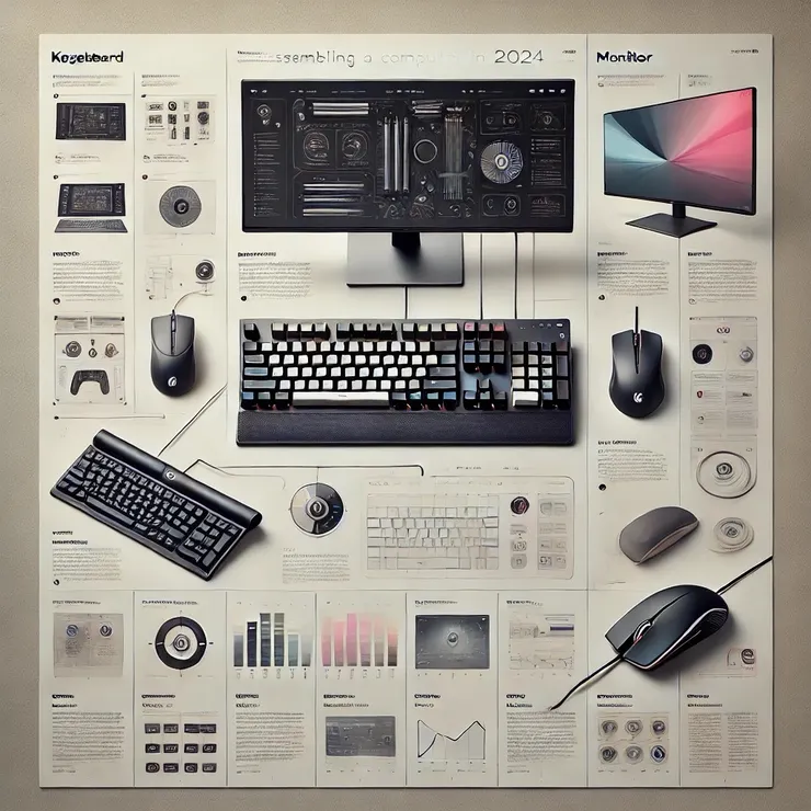 2024電腦組裝攻略:鍵盤、滑鼠、螢幕怎麼選?帶你深入了解電腦週邊!